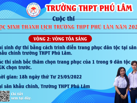 Cuộc thi Học sinh thanh lịch Trường THPT Phú Lâm năm học 2022